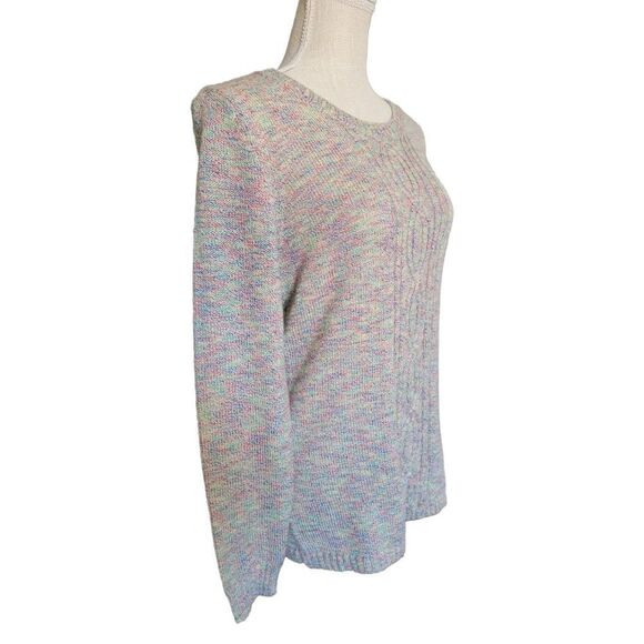 Laura Scott Crewneck Cardigan Pullover Sweater Small - Picture 5 of 8